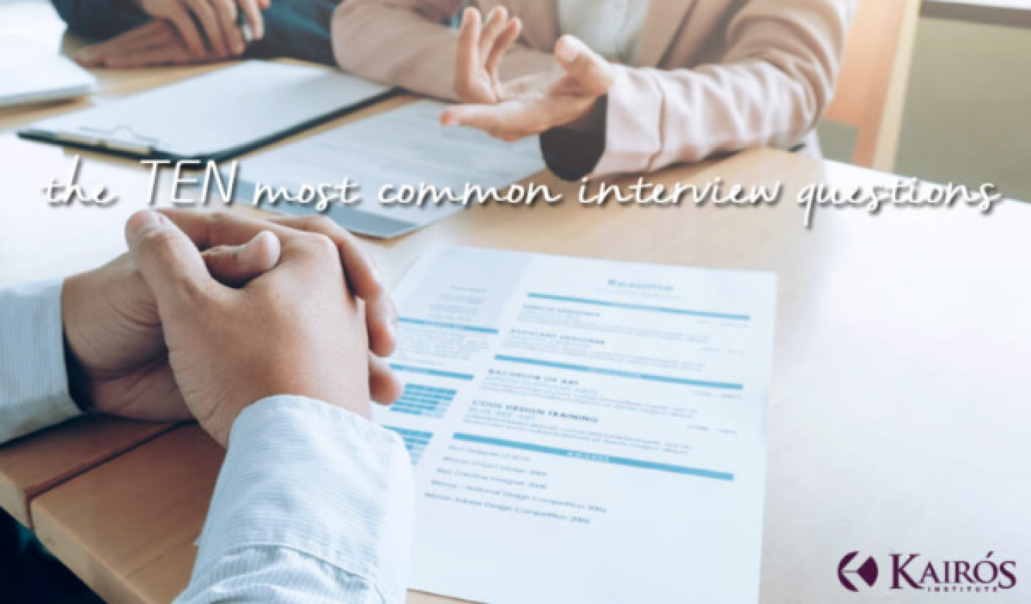 The TEN most common interview questions